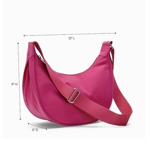 Thirty One Sport Crossbody Purse Bag Hibiscus Pink‎ NEW